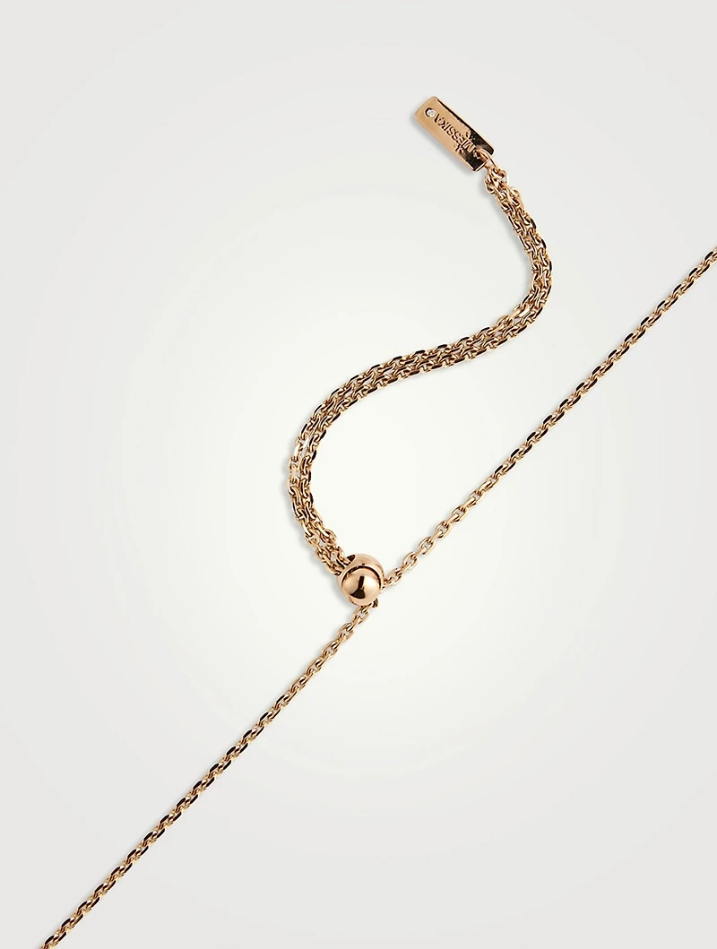 Move Romane 18K Rose Gold Necklace With Diamonds