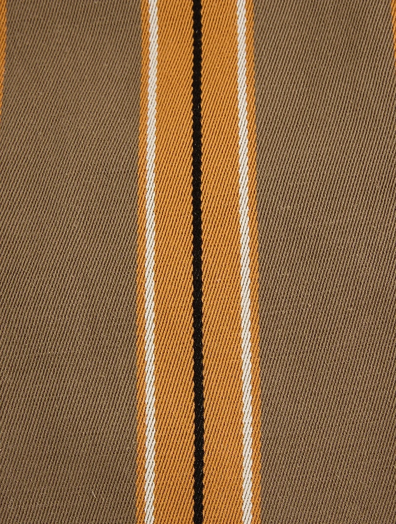 Jacquard Stripe Canvas Tote Bag