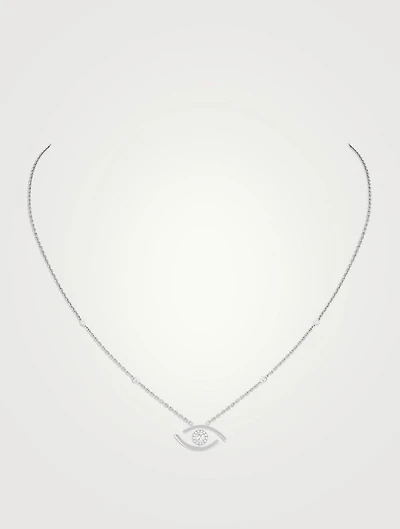 Lucky Eye 18K Gold Necklace With Diamonds