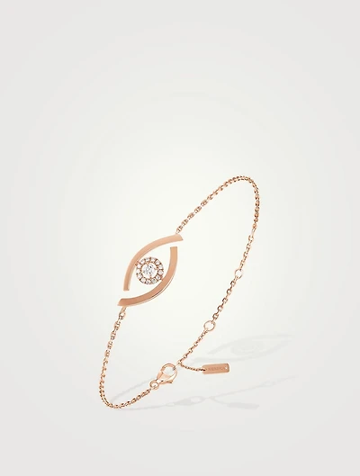Lucky Eye 18K Gold Bracelet With Diamonds