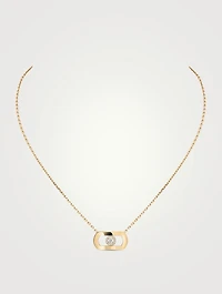 So Move 18K Gold Necklace With Diamonds