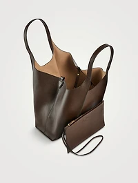 Mini T Timeless Leather Shoulder Bag