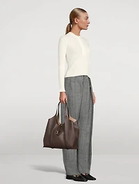 Mini T Timeless Leather Shoulder Bag