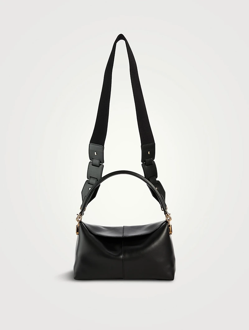 Mini T Case Leather Shoulder Bag