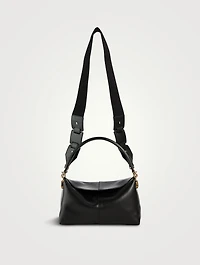 Mini T Case Leather Shoulder Bag