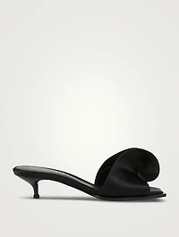 Swirl Satin Mules