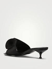 Swirl Satin Mules