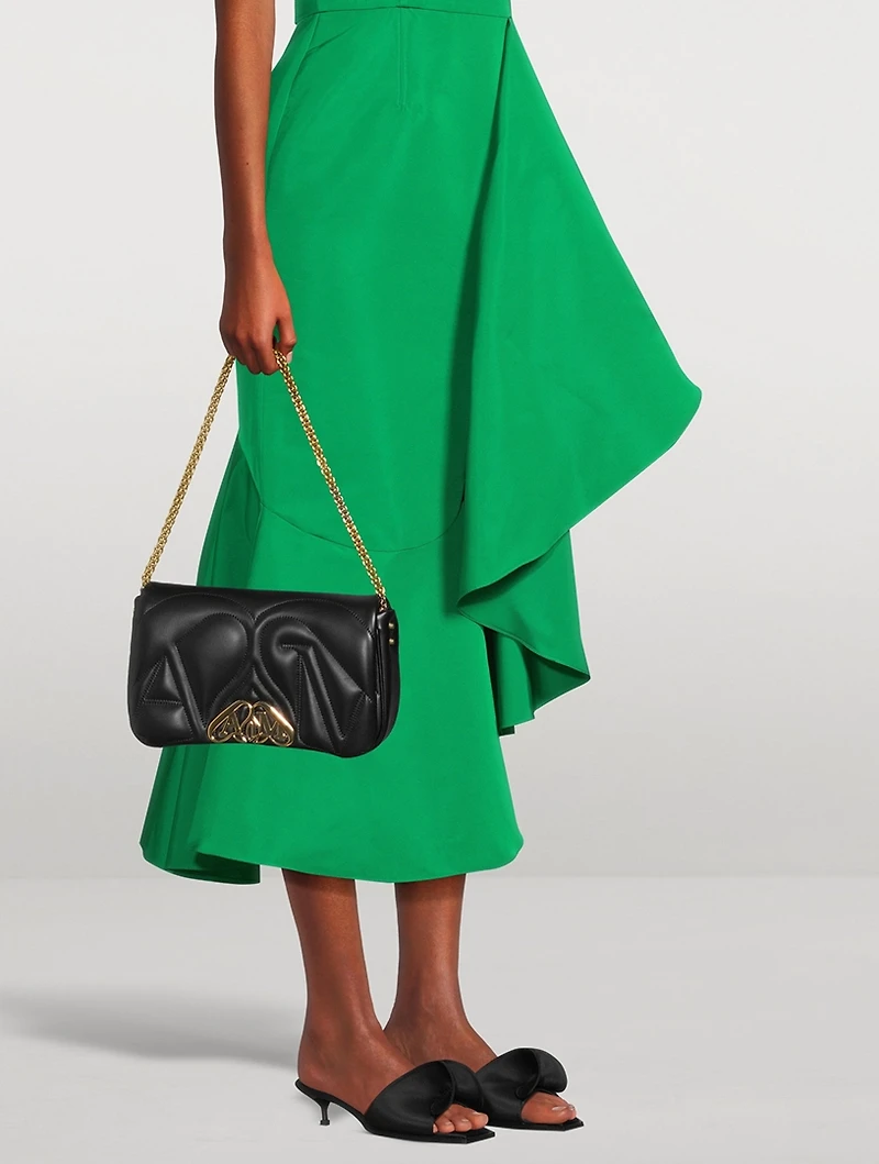 Swirl Satin Mules