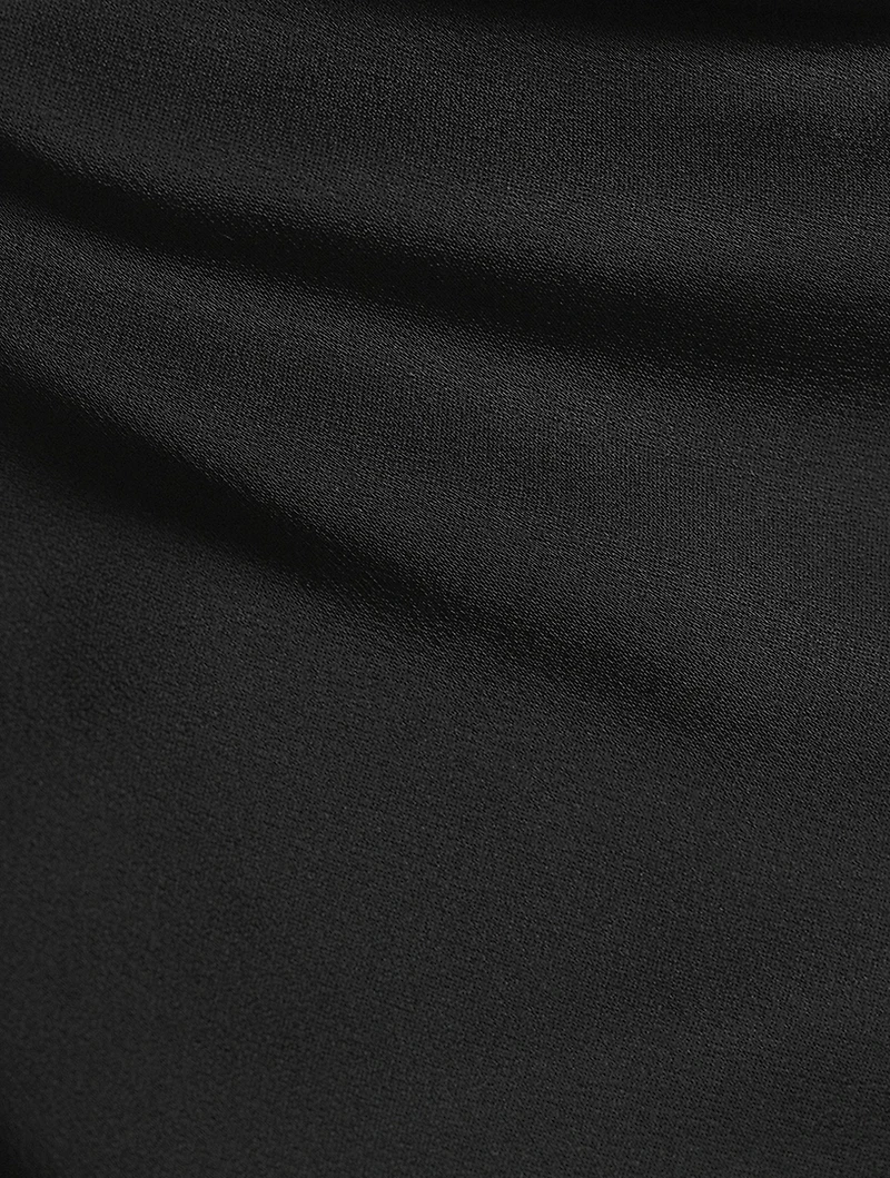 Ronnie Asymmetric Satin Top