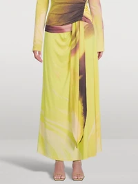 Anika Midi Skirt Luminary Print