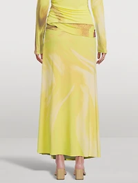 Anika Midi Skirt Luminary Print