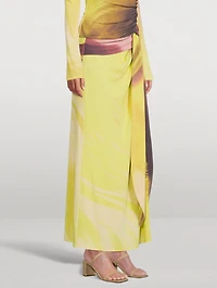 Anika Midi Skirt Luminary Print