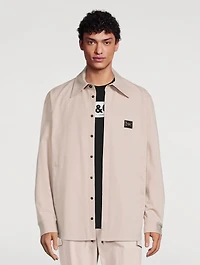 Technical Cotton-Blend Overshirt