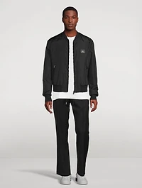 Wool-Blend Straight-Leg Pants