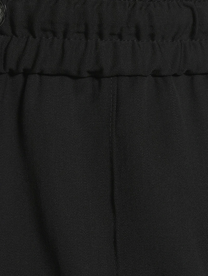 Wool-Blend Straight-Leg Pants