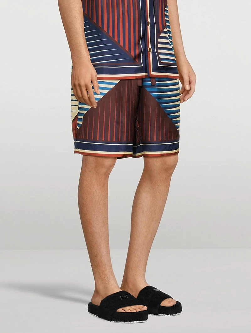 Sartoriale Silk Shorts