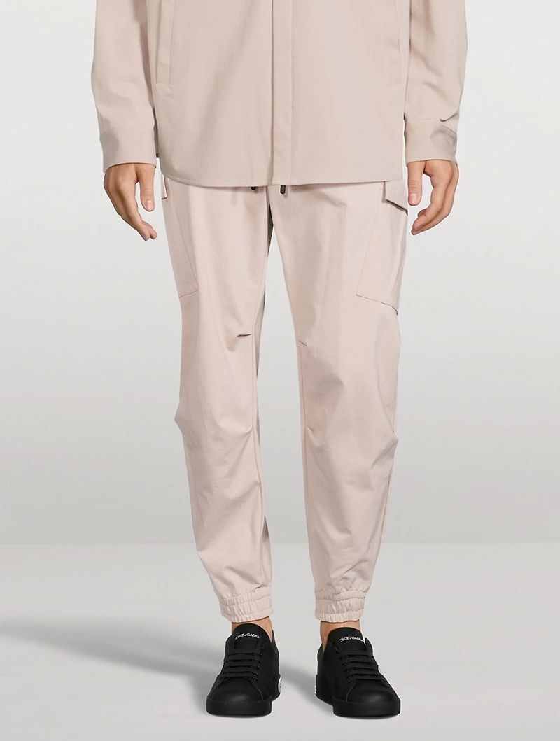 Cotton-Blend Cargo Pants
