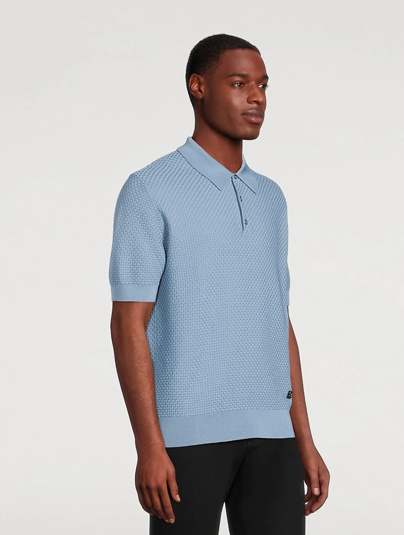 Stretch Cotton Polo Shirt