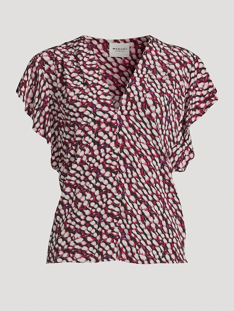 Delocia V-Neck Blouse