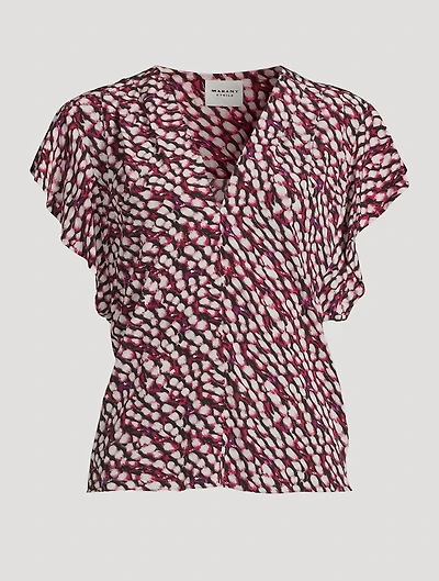 Delocia V-Neck Blouse