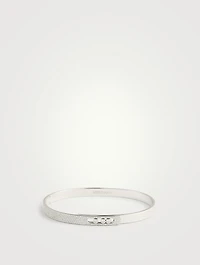 Move Noa 18K White Gold Pavé Bangle With Diamonds