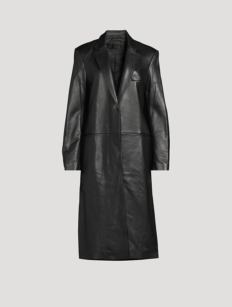 Tailored Leather Coat