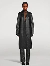 Tailored Leather Coat