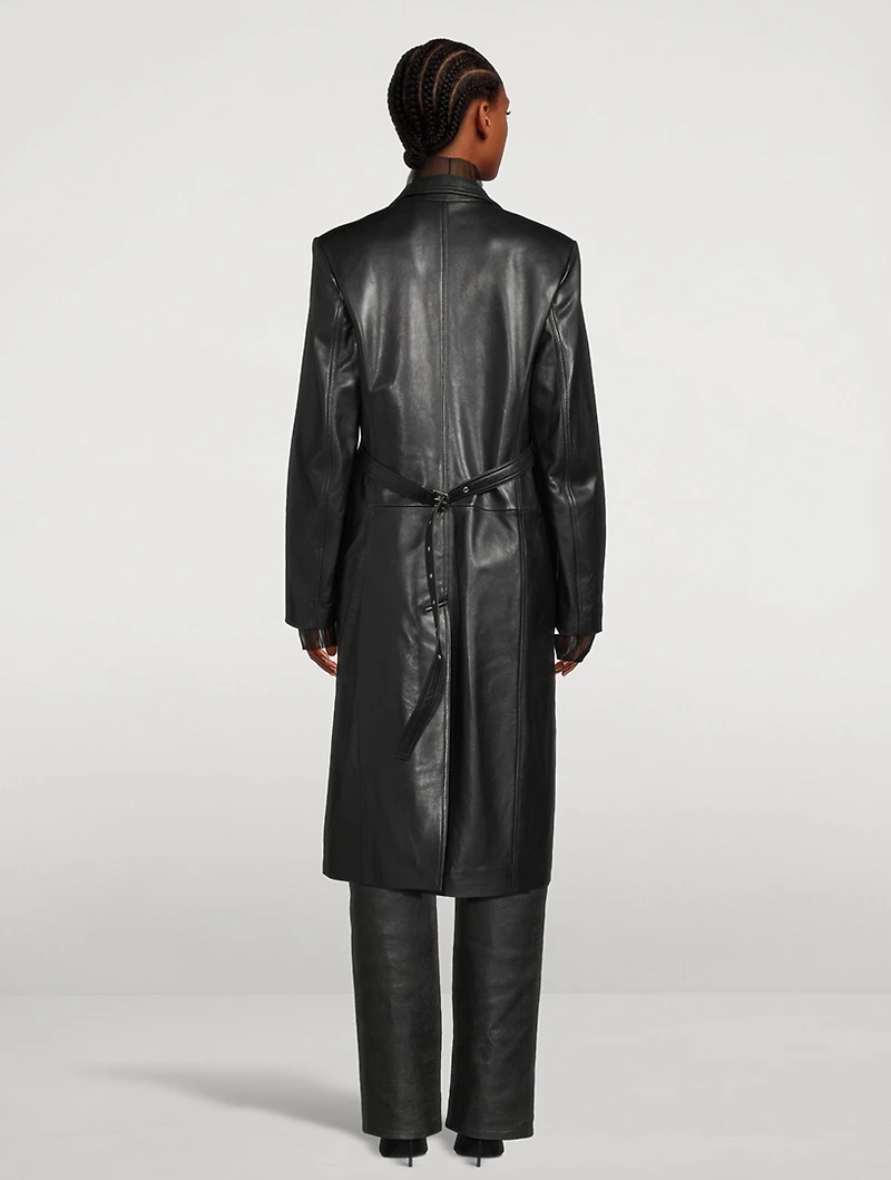 Tailored Leather Coat