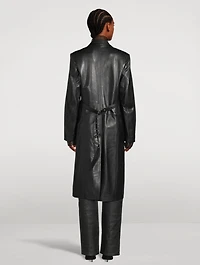 Tailored Leather Coat