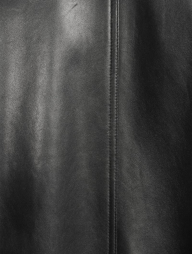 Tailored Leather Coat