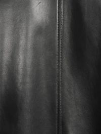 Tailored Leather Coat