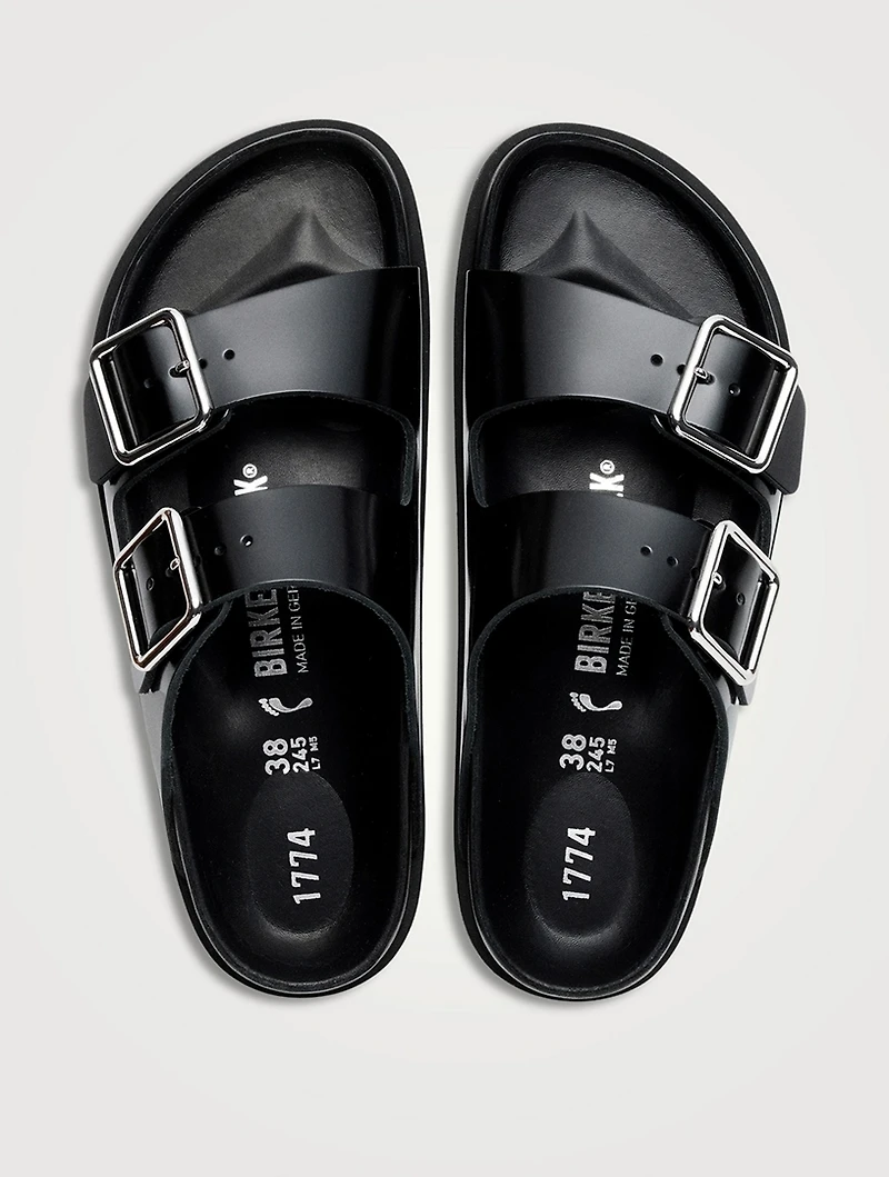 Arizona Shiny Leather Sandals