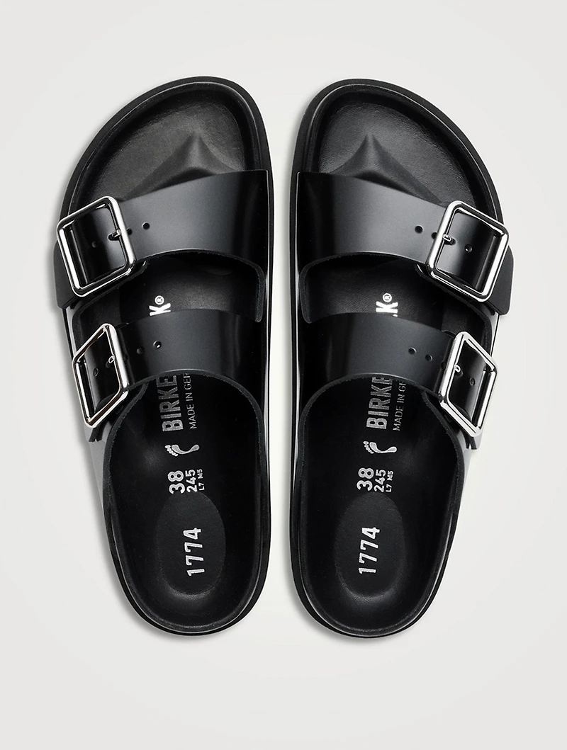Arizona Shiny Leather Sandals