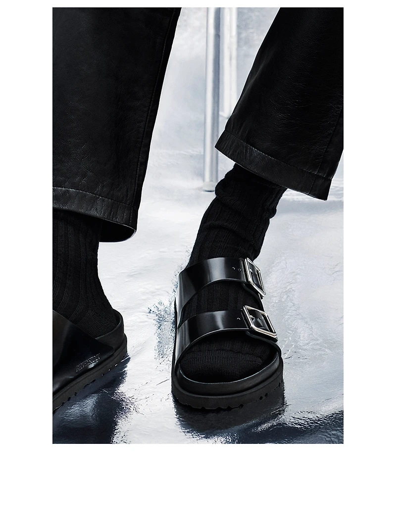 Arizona Shiny Leather Sandals