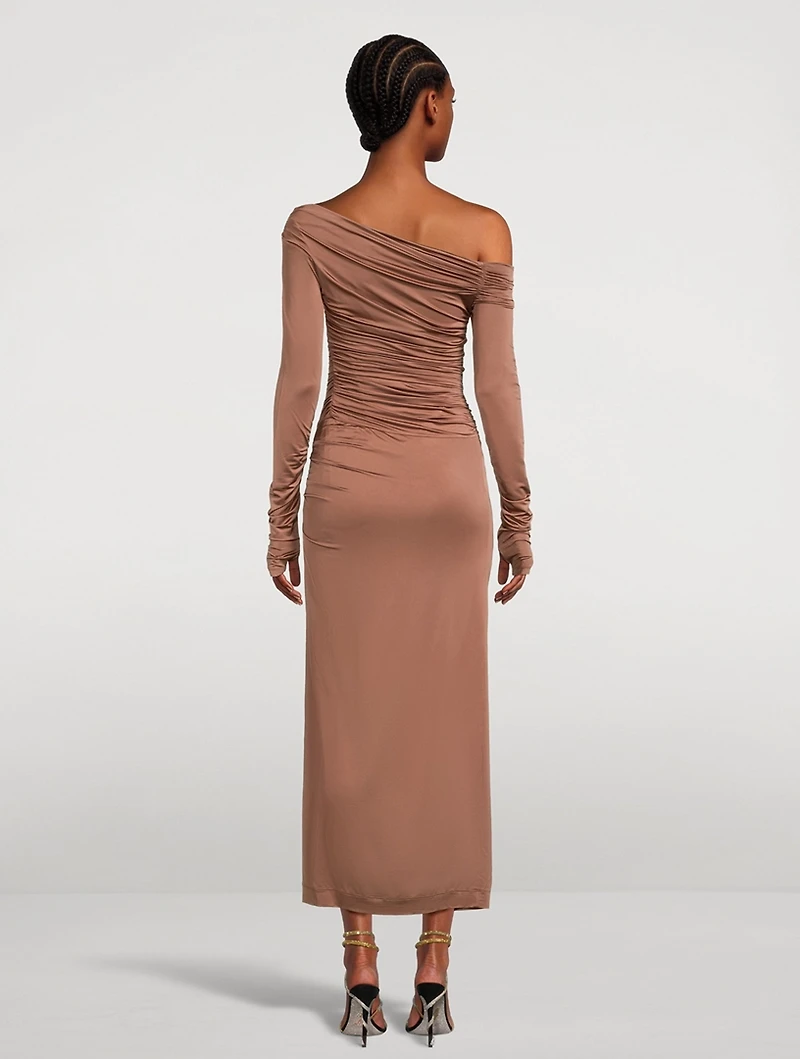 Off-The-Shoulder Maxi Dress