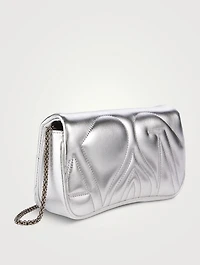 Mini The Seal Metallic Leather Shoulder Bag