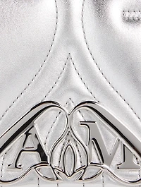 Mini The Seal Metallic Leather Shoulder Bag
