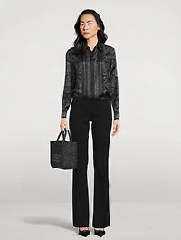 Silk Shirt Barocco Print