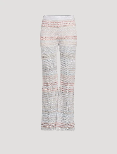 Sequin Mesh Trousers