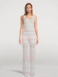 Sequin Mesh Tank Top