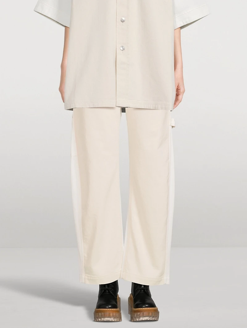 Straight-Leg Utility Jeans