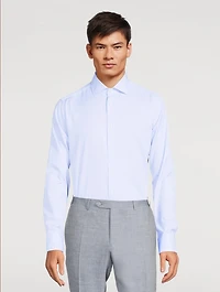 Cotton Long-Sleeve Dress Shirt