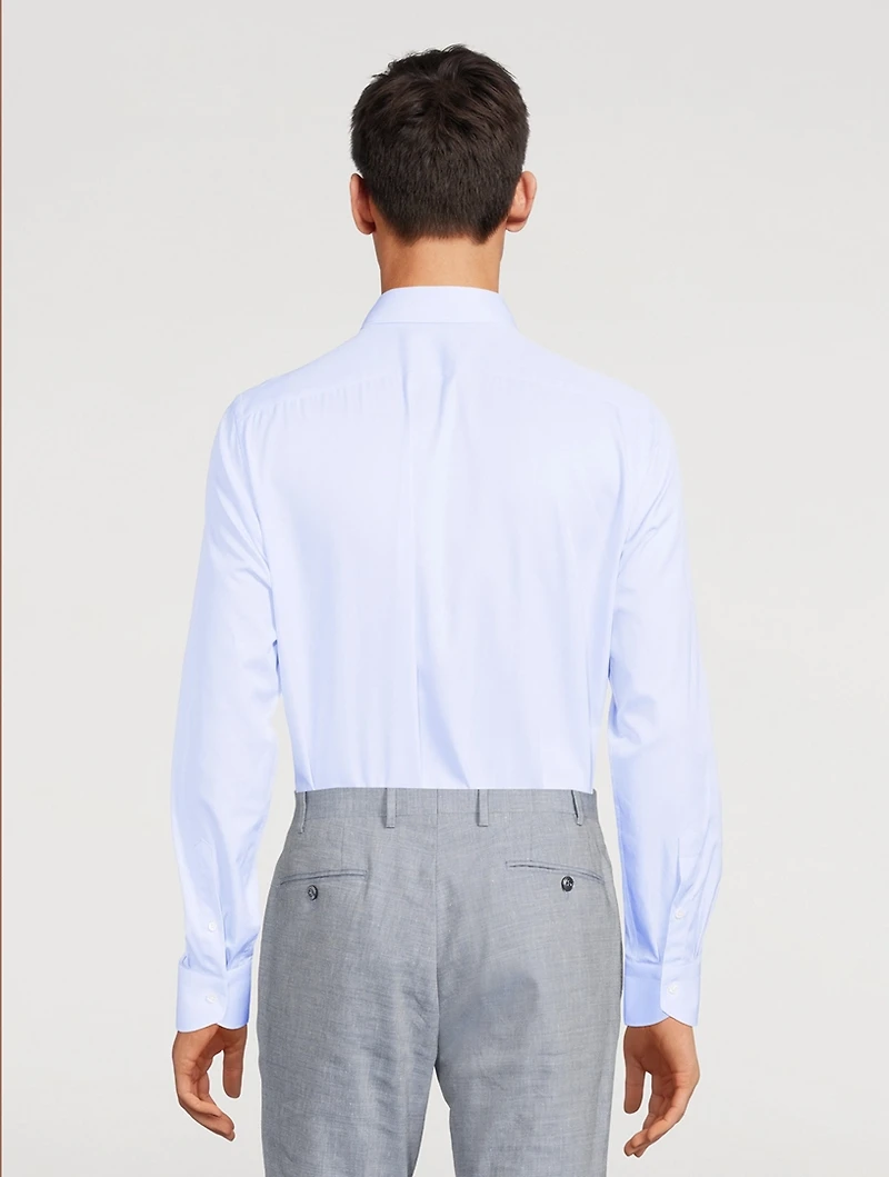Cotton Long-Sleeve Dress Shirt