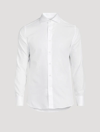 Cotton Textured Dress Shirt