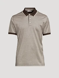 Cotton Short-Sleeve Polo Shirt