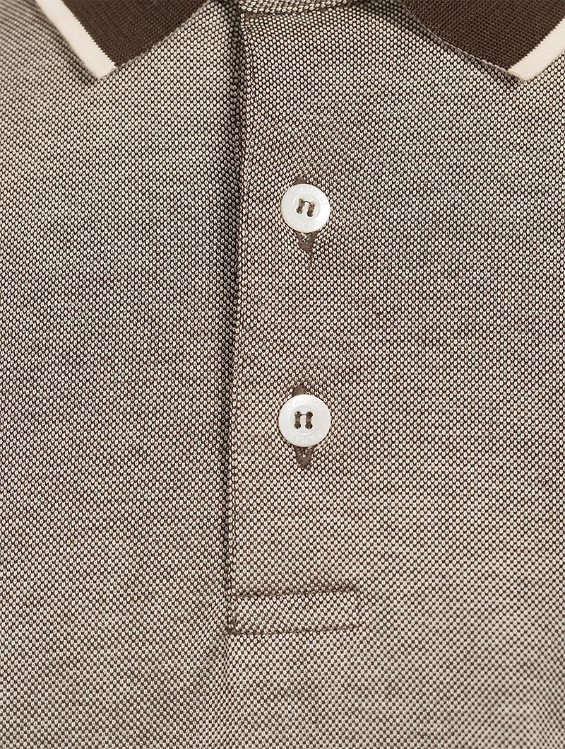 Cotton Short-Sleeve Polo Shirt