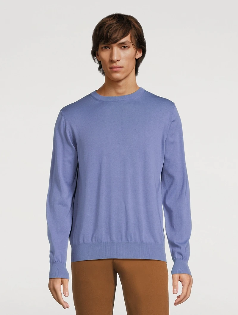 Crewneck Cotton Sweater