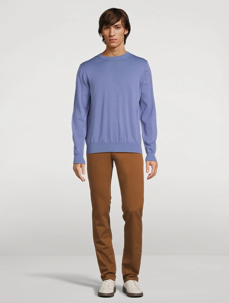 Crewneck Cotton Sweater