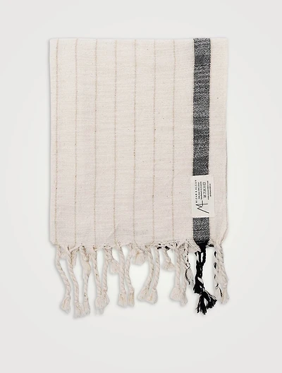 Turkish Hand Towel In Stripe Print