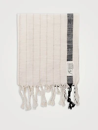 Turkish Hand Towel In Stripe Print